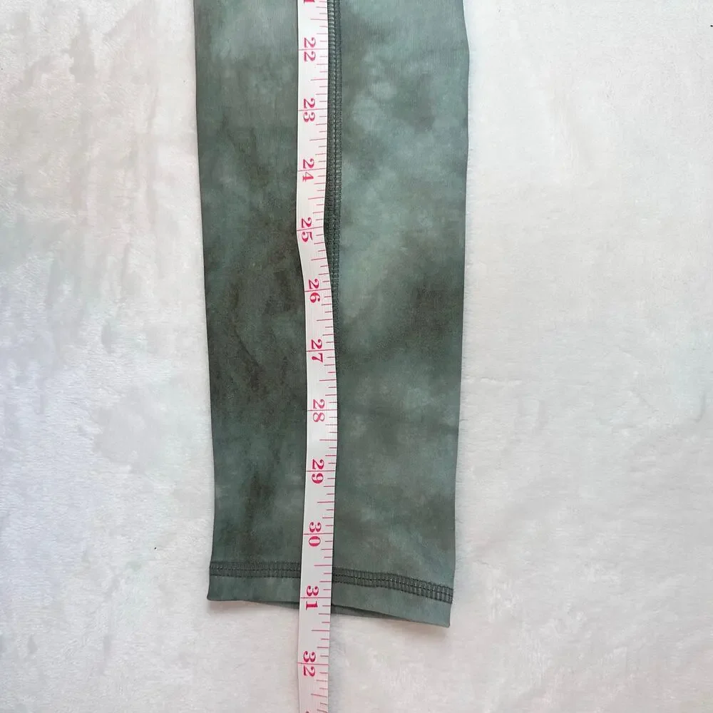 Gap Teen Size 10 Leggings with Pockets, Green Tie Dye - Picture 7 of 7
